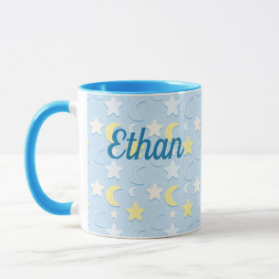 Mug Motif Lune & Étoiles