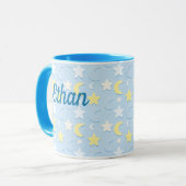 Mug Motif Lune & Étoiles (Devant gauche)
