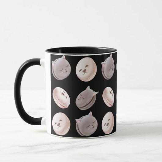 Mug Motif Macaron (Gauche)