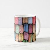 Mug Motif Macaron français coloré (Devant droit)