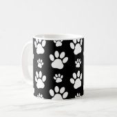 Mug Motif mâle, Patrouilles de chien, Noir et Blanc, V (Devant gauche)
