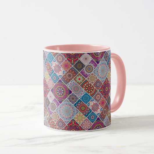 Mug Motif Mandala (Devant droit)