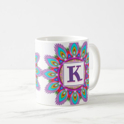 Mug motif Mandala (Devant droit)