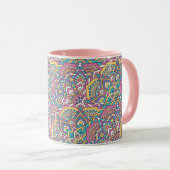 Mug Motif Mandala (Devant droit)