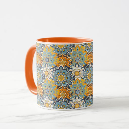 Mug Motif Mandala (Devant gauche)