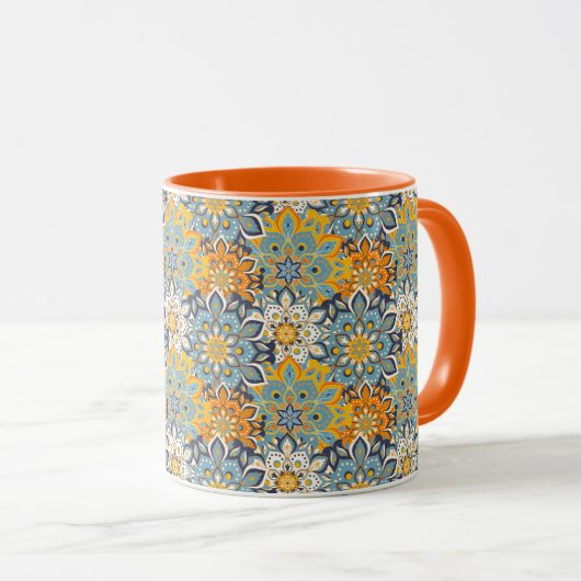 Mug Motif Mandala (Devant droit)