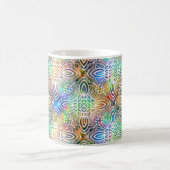 Mug Motif Mandala Blanc Sur Des Tons Bijoux Colorés (Centre)