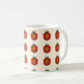 Mug Motif Mandala Floral (Devant droit)
