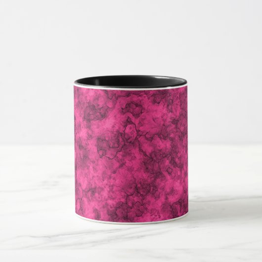 Mug Motif marbre brillant cramoisi (Centre)