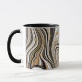 Mug Motif Marbre Doré (Gauche)