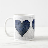 Mug Motif marbré en pierre bleue (Gauche)