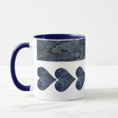 Mug Motif marbré en pierre bleue (Gauche)