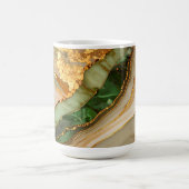 Mug Motif marbre vert et or (Centre)
