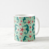 Mug Motif maritime Turquoise 2 (Devant droit)