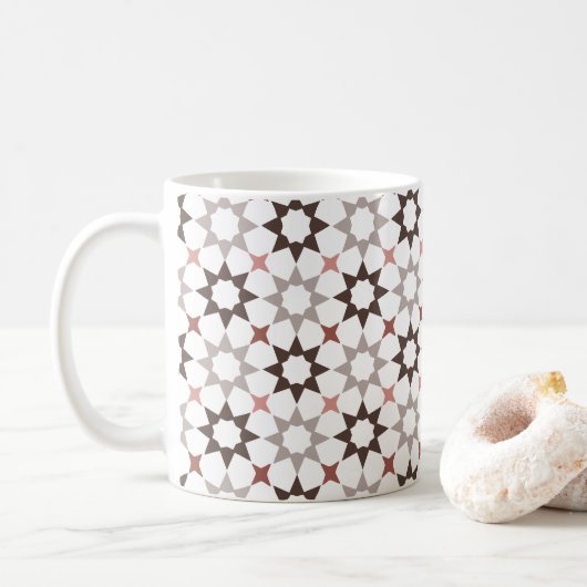 Mug Motif marocain arabesque (Avec donut)