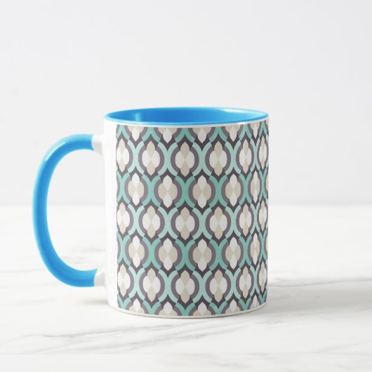 Mug Motif marocain de turquoise (Gauche)