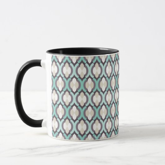 Mug Motif marocain de turquoise (Gauche)