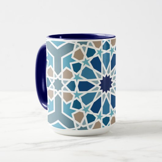 Mug Motif marocain en carreaux (Devant gauche)