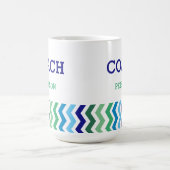 Mug Motif masculin personnalisé de Chevron (Centre)