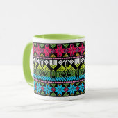 Mug Motif maya coloré (Devant gauche)