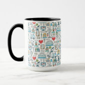 Mug Motif Médicale de conception (Gauche)