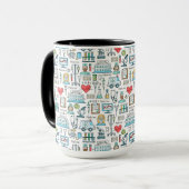 Mug Motif Médicale de conception (Devant gauche)