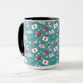 Mug Motif Médicale d'icône (Devant gauche)