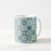 Mug Motif méditerranéen continu de tuiles marocaines (Devant droit)