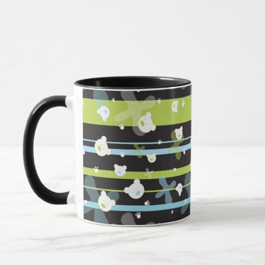 Mug Motif mignon avec peu d'ours (Gauche)