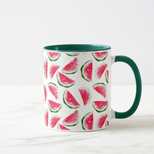 Mug Motif mignon d'ananas et de pastèque (Droite)
