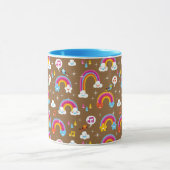 Mug motif mignon d'arcs-en-ciel (Centre)