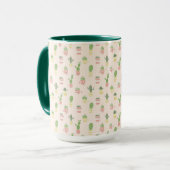 Mug Motif mignon de cactus (Devant gauche)