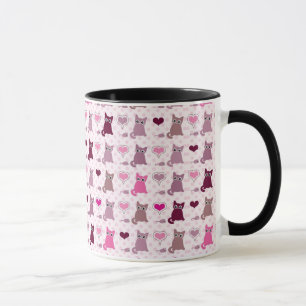 Mug Motif mignon de filles de chaton