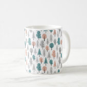 Mug Motif mignon de forêt de griffonnage (Devant droit)