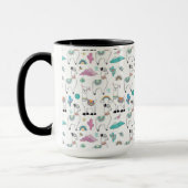 Mug Motif mignon de lama de bande dessinée (Gauche)