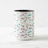 Mug Motif mignon de lama de bande dessinée (Centre)