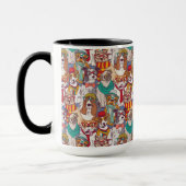 Mug Motif mignon de mode de chiot (Gauche)