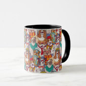 Mug Motif mignon de mode de chiot (Devant droit)