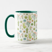 Mug Motif mignon de position de cactus (Gauche)