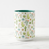 Mug Motif mignon de position de cactus (Centre)