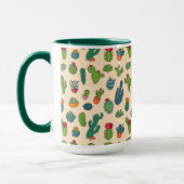 Mug Motif mignon de position de cactus (Gauche)