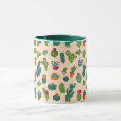 Mug Motif mignon de position de cactus (Centre)