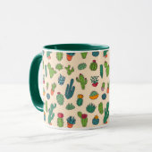 Mug Motif mignon de position de cactus (Devant gauche)