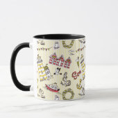 Mug Motif mignon de scène de plage (Gauche)