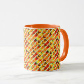 Mug Motif mignon de triangles abstraits (Devant droit)