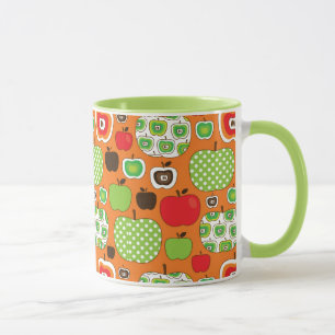 Mug Motif mignon d'illustration de pomme