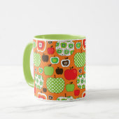 Mug Motif mignon d'illustration de pomme (Devant gauche)