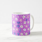 Mug Motif mignon violet Fleur (Devant droit)