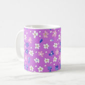 Mug Motif mignon violet Fleur (Devant gauche)