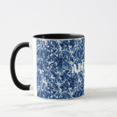 Mug Motif militaire bleu numérique (Gauche)